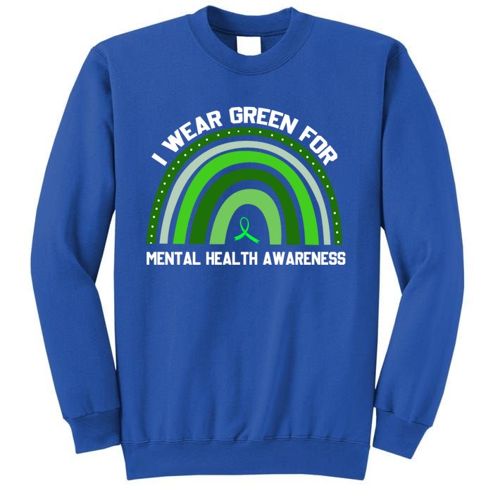 I Wear Green Tal Health Awareness Gift Sweatshirt