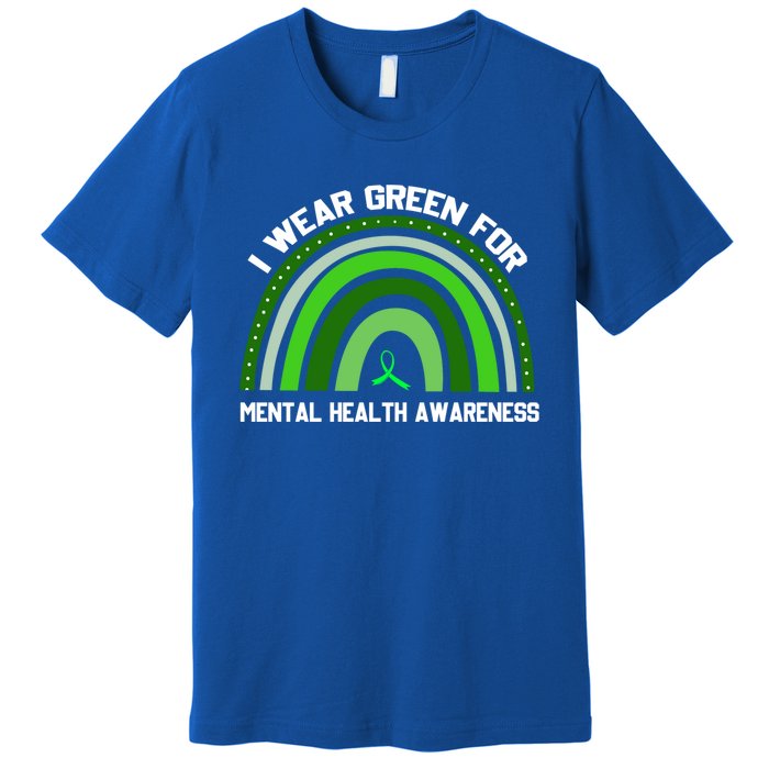 I Wear Green Tal Health Awareness Gift Premium T-Shirt