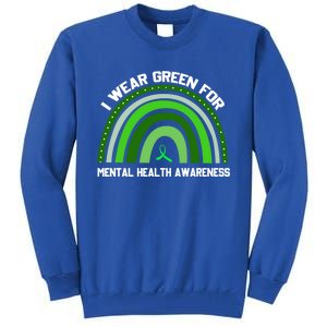 I Wear Green Tal Health Awareness Gift Tall Sweatshirt