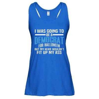 I Was Going To Be A Democrat For Halloween Political Ladies Essential Flowy Tank