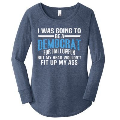 I Was Going To Be A Democrat For Halloween Political Women's Perfect Tri Tunic Long Sleeve Shirt