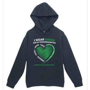 I Wear Green For My Granddaughter Cerebral Palsy Awareness Great Gift Urban Pullover Hoodie