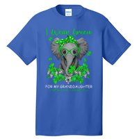 I Wear Green For My Granddaughter Cerebral Palsy Awareness Gift Tall T-Shirt