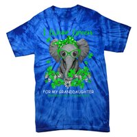 I Wear Green For My Granddaughter Cerebral Palsy Awareness Gift Tie-Dye T-Shirt