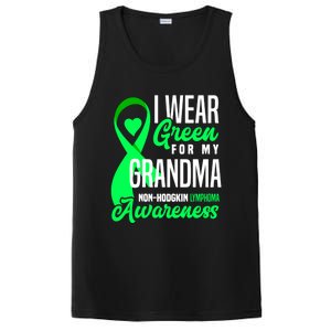 I Wear Green For My Grandma Nonmeaningful Gifthodgkin Lymphoma Awareness Cute Gi PosiCharge Competitor Tank