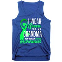 I Wear Green For My Grandma Nonmeaningful Gifthodgkin Lymphoma Awareness Cute Gi Tank Top