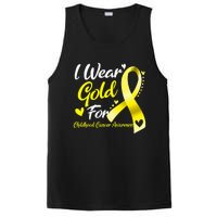 I Wear Gold For Childhood Cancer Awareness PosiCharge Competitor Tank