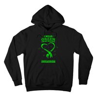 I Wear Green For My Brother Traumatic Brain Injury Awareness Hoodie