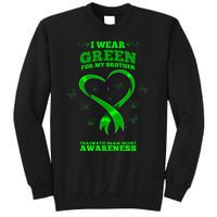 I Wear Green For My Brother Traumatic Brain Injury Awareness Sweatshirt