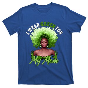 I Wear Green For My Mom Cerebral Palsy Awareness Melanin Great Gift T-Shirt