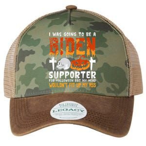 I Was Going To Be A Biden Supporter For Halloween Legacy Tie Dye Trucker Hat