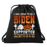 I Was Going To Be A Biden Supporter For Halloween Drawstring Bag