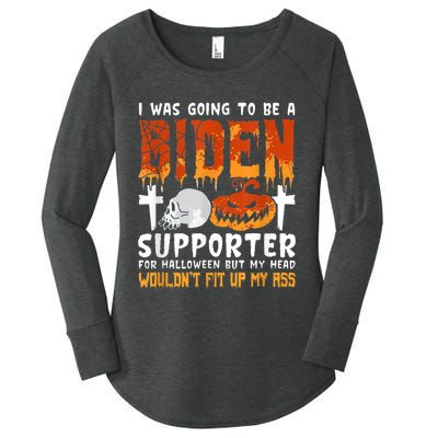 I Was Going To Be A Biden Supporter For Halloween Women's Perfect Tri Tunic Long Sleeve Shirt