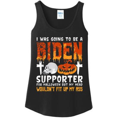 I Was Going To Be A Biden Supporter For Halloween Ladies Essential Tank