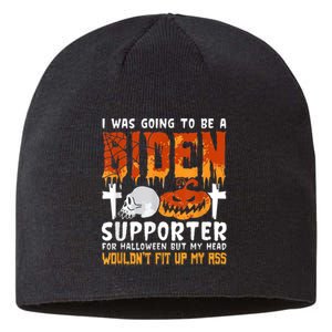 I Was Going To Be A Biden Supporter For Halloween Sustainable Beanie