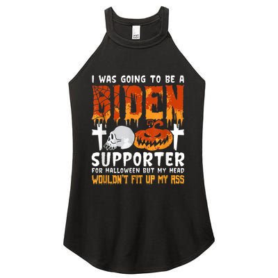 I Was Going To Be A Biden Supporter For Halloween Women's Perfect Tri Rocker Tank