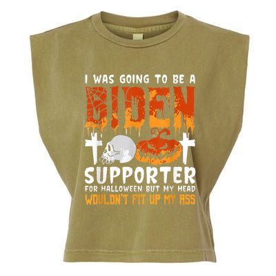 I Was Going To Be A Biden Supporter For Halloween Garment-Dyed Women's Muscle Tee