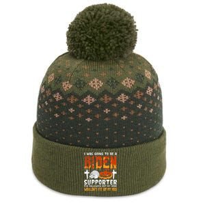 I Was Going To Be A Biden Supporter For Halloween The Baniff Cuffed Pom Beanie