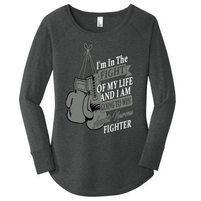 I Wear Gray For Acoustic Neuroma Awareness Warrior Women's Perfect Tri Tunic Long Sleeve Shirt