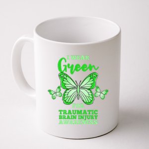 I Wear Green For Traumatic Brain Injury TBI Awareness Coffee Mug