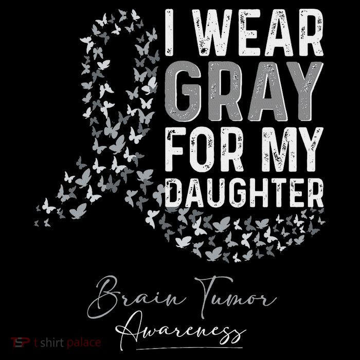 I Wear Gray For My Daughter Brain Tumor Awareness Month 16 in Basic Backpack