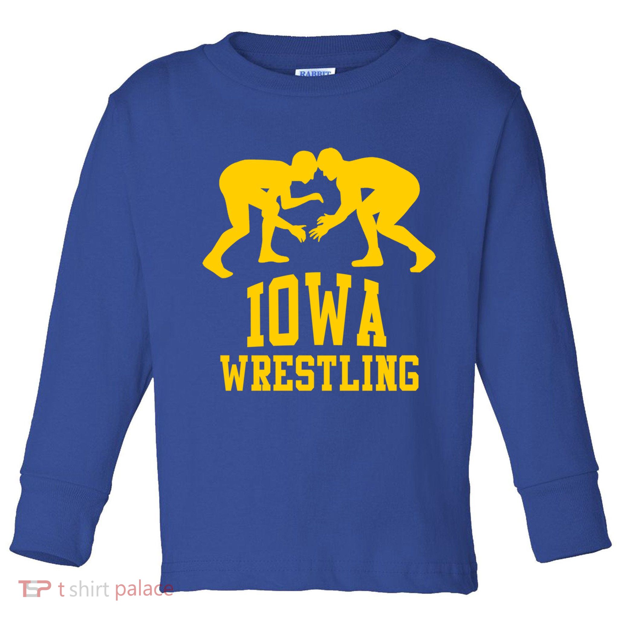 Iowa Wrestling Gift Toddler Long Sleeve Shirt