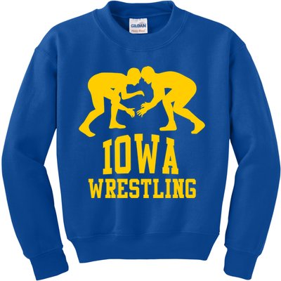 Iowa Wrestling Gift Kids Sweatshirt