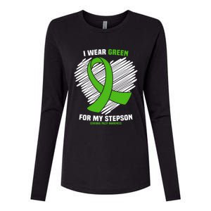 I Wear Green For My Stepson Cerebral Palsy Awareness Cool Gift Womens Cotton Relaxed Long Sleeve T-Shirt