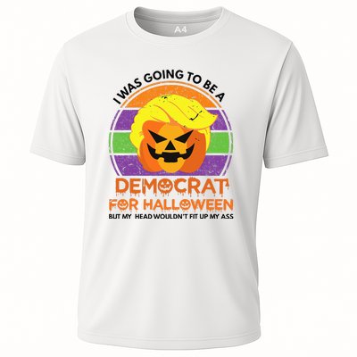 I Was Going To Be A Democrat For Halloween Funny Trumpkin Cooling Performance Crew T-Shirt