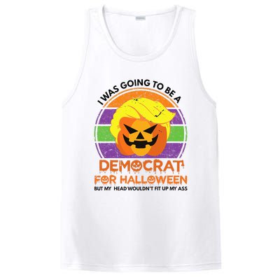 I Was Going To Be A Democrat For Halloween Funny Trumpkin PosiCharge Competitor Tank