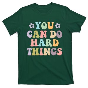 Inspirational Women's Graphics You Can Do Hard Things T-Shirt