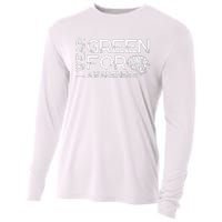 I Wear Green For Mental Health Awareness Month Cooling Performance Long Sleeve Crew