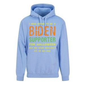 I Was Going To Be A Biden Supporter For Halloween Gift Unisex Surf Hoodie