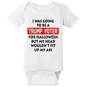 I Was Going To Be A Trump Voter For Halloween Funny Trump Baby Bodysuit