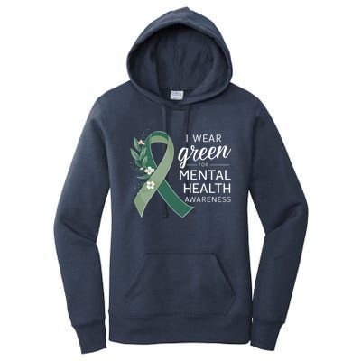 I Wear Green Tal Health Awareness Month Funny Gift Women's Pullover Hoodie