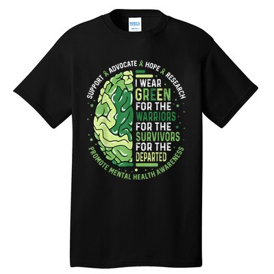 I Wear Green For The Warriors Tall T-Shirt