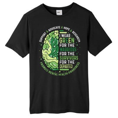 I Wear Green For The Warriors Tall Fusion ChromaSoft Performance T-Shirt