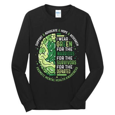 I Wear Green For The Warriors Tall Long Sleeve T-Shirt