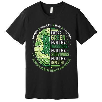 I Wear Green For The Warriors Premium T-Shirt