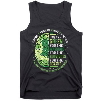 I Wear Green For The Warriors Tank Top