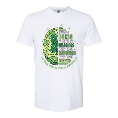 I Wear Green For The Warriors Softstyle CVC T-Shirt