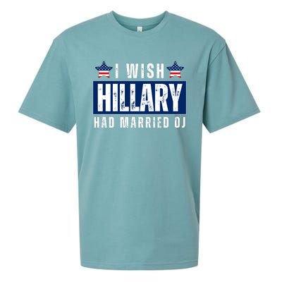 I Wish Hillary Had Married Oj Sueded Cloud Jersey T-Shirt