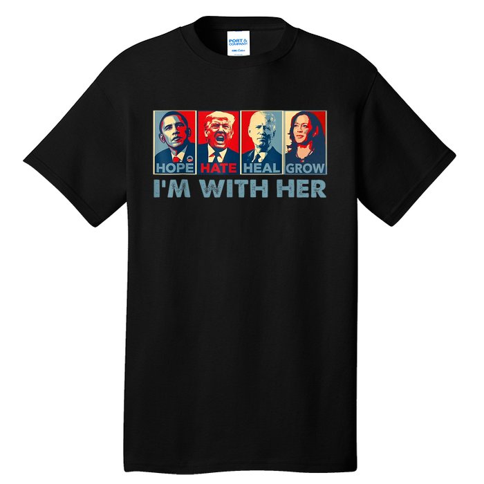 IM With Her Kamala Vote For 2024 President Kamalaharris Tall T-Shirt