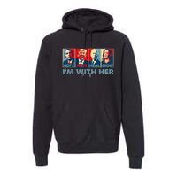 IM With Her Kamala Vote For 2024 President Kamalaharris Premium Hoodie