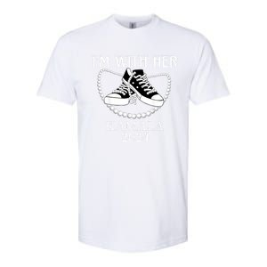 IM With Her Kamala Chucks And Pearls Election 2024 Softstyle CVC T-Shirt