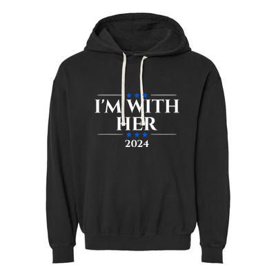 IM With Her Kamala Garment-Dyed Fleece Hoodie