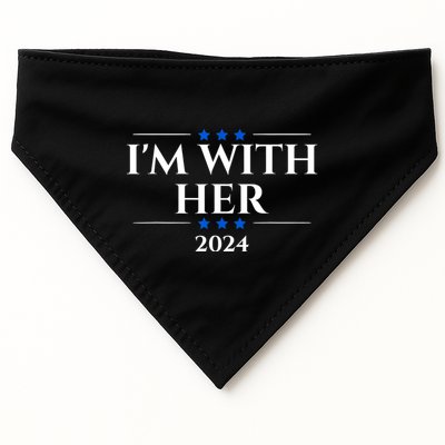 IM With Her Kamala USA-Made Doggie Bandana