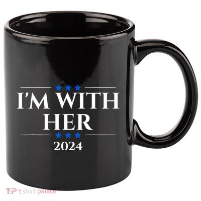 IM With Her Kamala 11oz C Handle Ceramic Mug