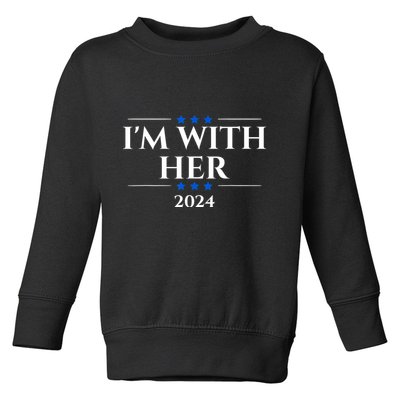 IM With Her Kamala Toddler Sweatshirt