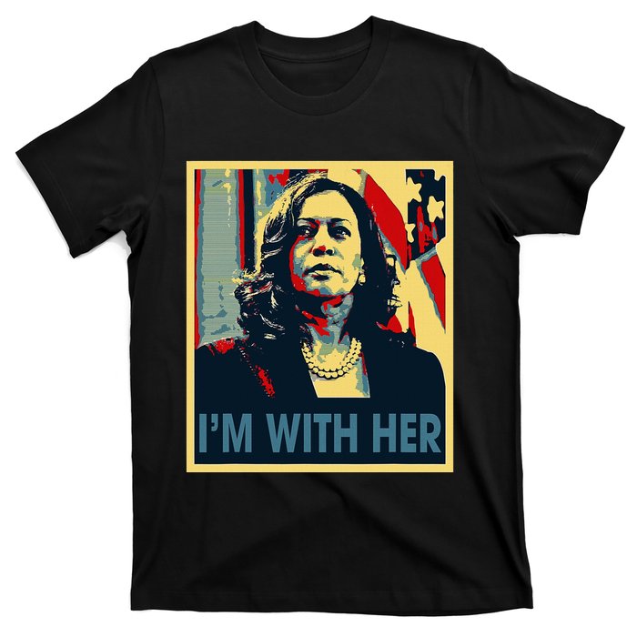 IM With Her Kamala Vote For 2024 President Kamala Harris T-Shirt